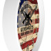 2nd Amendment Clock, White