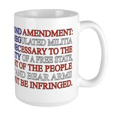 Second Amendment Flag Mug Second Amendment Flag Mug