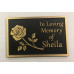 Holly Quick Memorial Cast Bronze Plaque