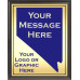 Heat Transfer Plaque, Gold Plate, Nevada Theme