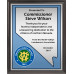 Heat Transfer Plaque, Silver Plate, Nevada Theme