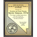 Heat Transfer Plaque, Gold Plate, Nevada Theme