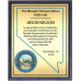Heat Transfer Plaque, Gold Plate, Nevada Theme