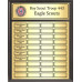 Economy Large Full-Color Perpetual Plaque, Gold
