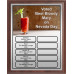 Economy Full-Color Perpetual Plaque, Silver