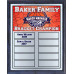 Economy Full-Color Perpetual Plaque, Silver