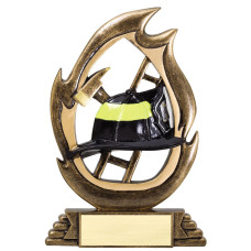 Flame Fire Helmet Firefighter Award