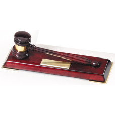 Rosewood Gavel and matching stand