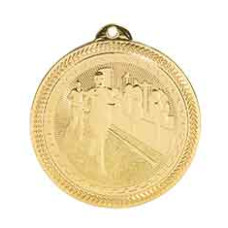 Cross Country BriteLazer Medal with Neck Ribbon