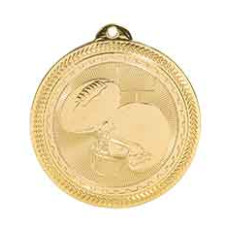 Football BriteLazer Medal with Neck Ribbon