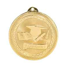 Graduate BriteLazer Medal with Neck Ribbon