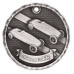 2 inch 3D Pinewood Derby Medal with Neck Ribbon