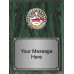 Economy Heat Transfer Plaque with Pinewood Derby Medallion Economy Heat Transfer Plaque with Pinewood Derby Medallion