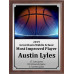 Ball and Lights Basketball Plaque 