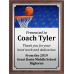 Free Throw Basketball Plaque 