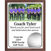 Economy Heat Transfer Team Photo Plaque, Golf