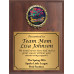 Economy Heat Transfer Team Mom Plaque with Red Roses Medallion