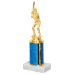 Economy Trophy with Genuine Marble Base and 3” of Column