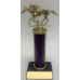 Trophy with Wide Wood Base and 6” of Column