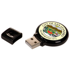 Black Plastic 4gb Usb Flash Drive