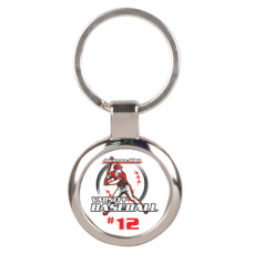 Round Metal Key Chain