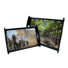 Large Expresso Black Serving Tray