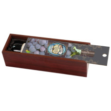 Rosewood Finish Wine Box