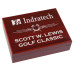 Rosewood Finish Golf Ball Box