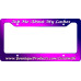 Fully Custom License Plate Frame