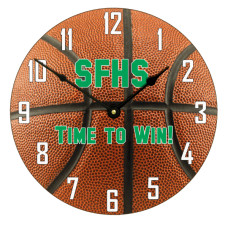 Round Aluminum Clock