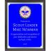 Engraved Blue And Silver Boy Scout Plaque BSP3