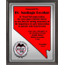 Heat Transfer Plaque, Silver Plate, Raised Medallion Holder, Nevada Theme