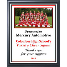 Economy Heat Transfer Sponsor Photo Plaque Economy Heat Transfer Sponsor Photo Plaque