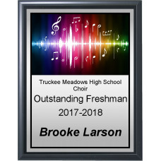 Technicolor Waveform Music Plaque Technicolor Waveform Music Plaque