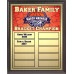 Economy Full-Color Perpetual Plaque, Gold Economy Full-Color Perpetual Plaque, Gold