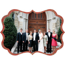 Medium Benelux Shape Glossy White Aluminum Photo Panel Medium Benelux Shape Glossy White Aluminum Photo Panel