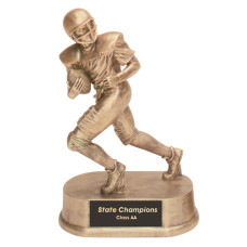 7 3/4 inch Antique Gold Football Resin