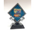 10.5" Piston Diamond Custom Insert Trophy, Large