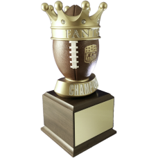 Gold Crown Fantasy Football Trophy