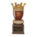 Gold Crown Fantasy Football Trophy Gold Crown Fantasy Football Trophy
