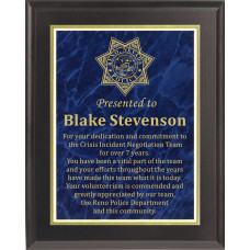 Economy Wood with Designer Plaque Plate