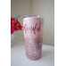 Blush and Rose Gold Glitter Tumbler Blush and Rose Gold Glitter Tumbler