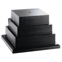 3-Tier Wood Trophy Base, 6 1/4"