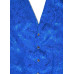 Floral Jacquard Men's Vest in Blue
